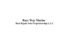 Race Way Marine Boat Repair Sole Proprietorship L.L.C